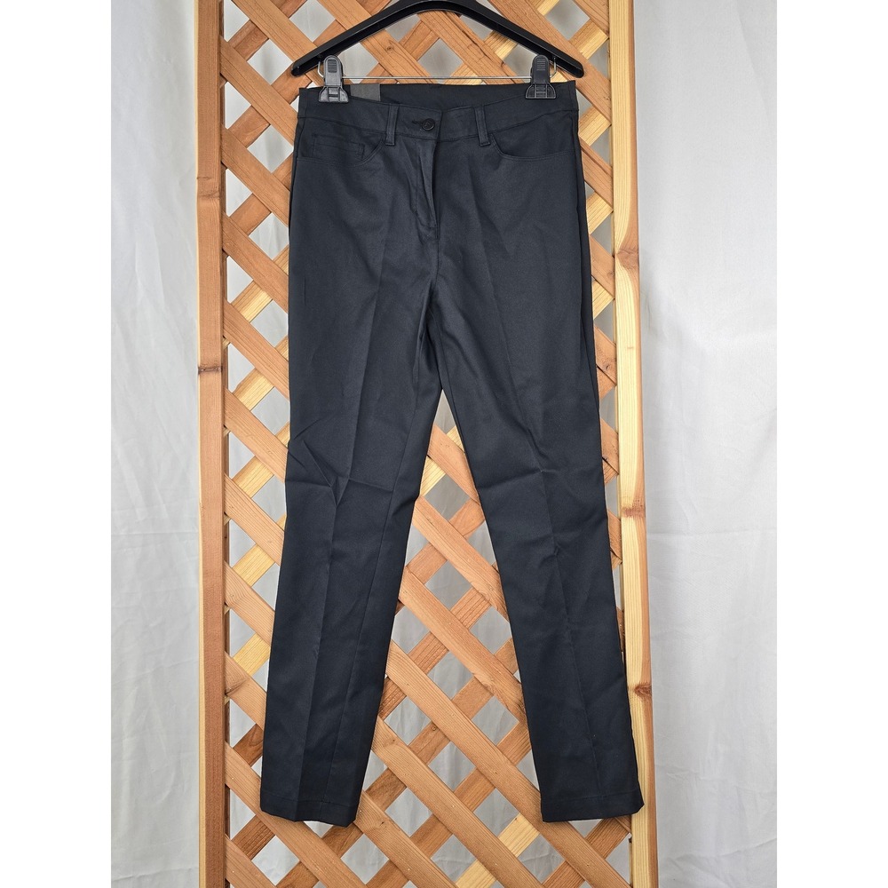 Adidas Ultimate 5-Pocket Twill Golf Pants Womens 4 Black Slim Straight - NEW